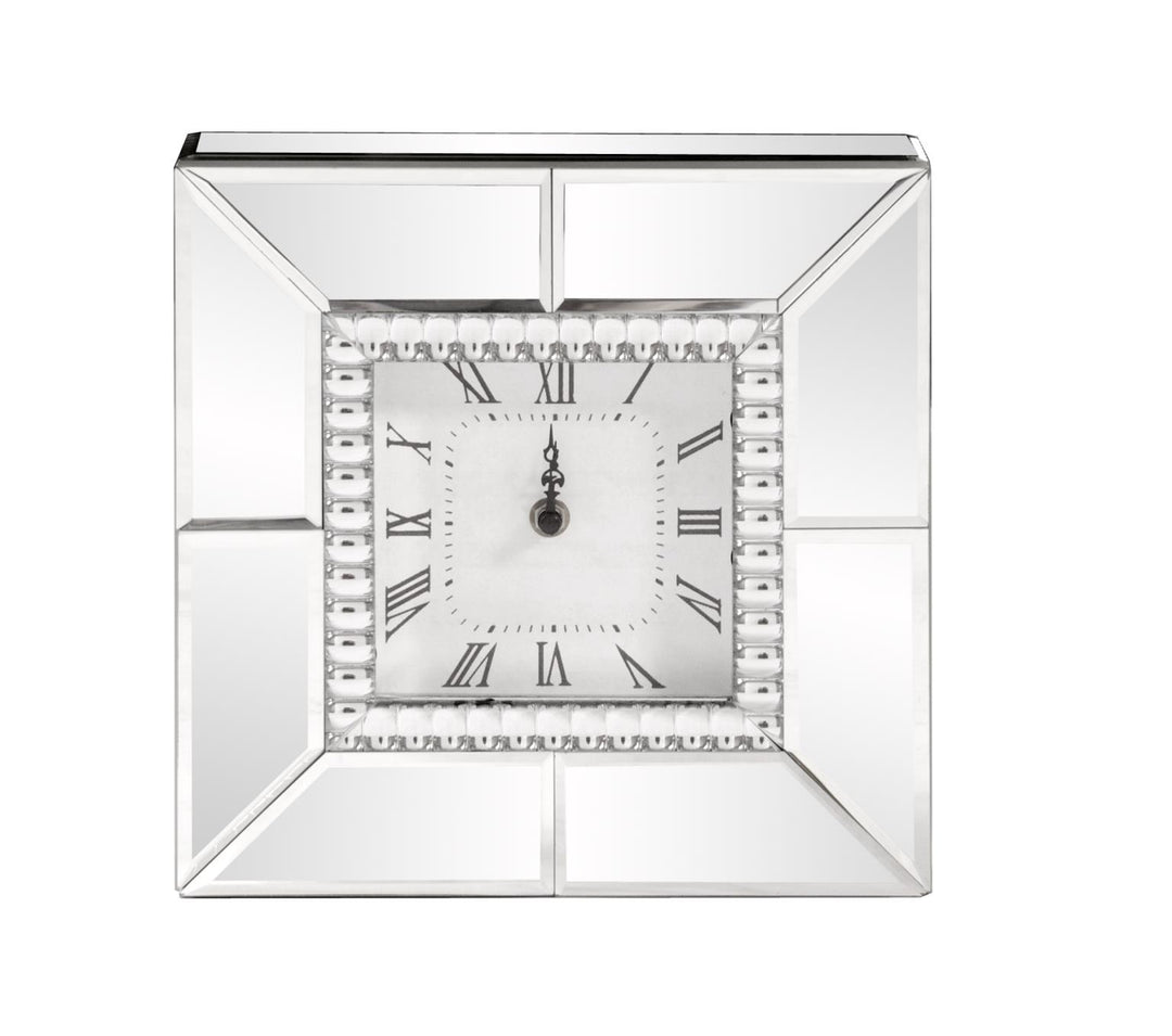 Howard Elliott Mirrored Table Clock