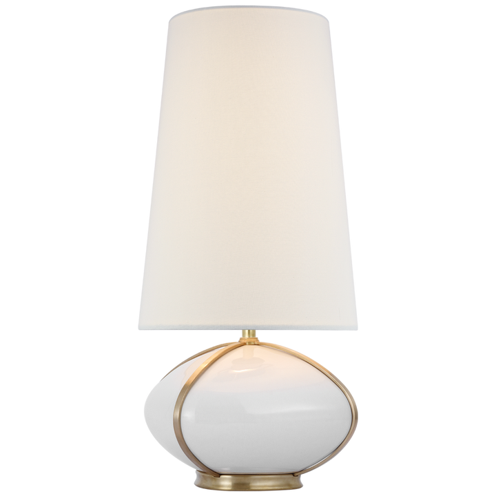 Visual Comfort & Co. Fondant Small Table Lamp Table Lamps Visual Comfort & Co. Ivory and Soft Brass  