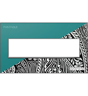Legrand adorne Custom (Magnesium Trim) 4-Gang wall plate