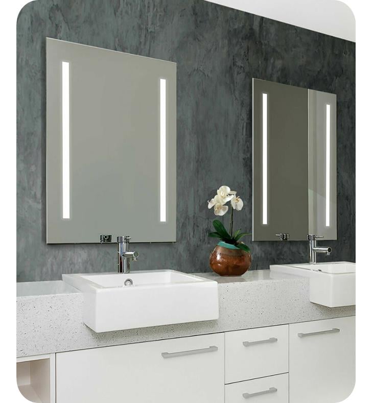 Cordova by Electric Mirror - Charisma LED Lighted Mirror LED Vanity Mirrors Electric Mirror 48 x 36 x 2  