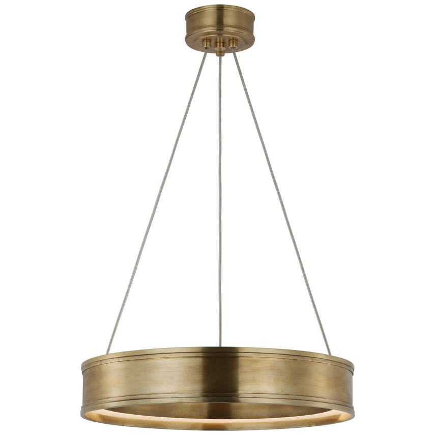 Visual Comfort & Co. Connery 18" Ring Chandelier Chandeliers Visual Comfort & Co. Antique-Burnished Brass  