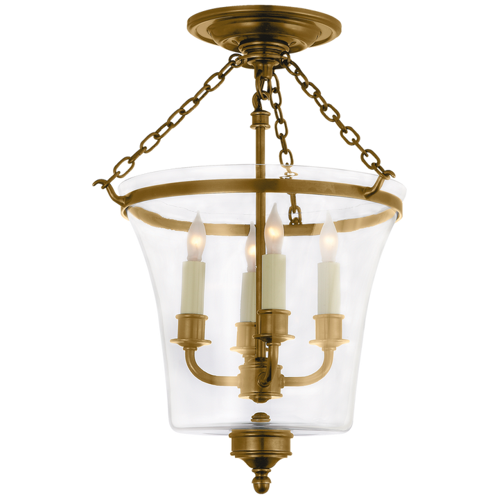 Visual Comfort & Co. Sussex Semi-Flush Bell Jar Lantern