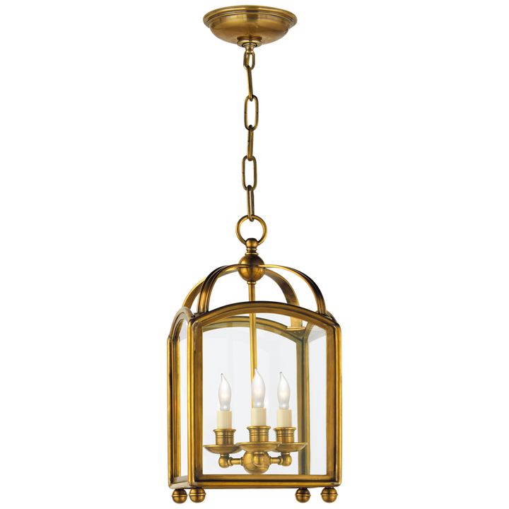 Visual Comfort & Co. Arch Top Mini Lantern Pendants Visual Comfort & Co. Antique-Burnished Brass  