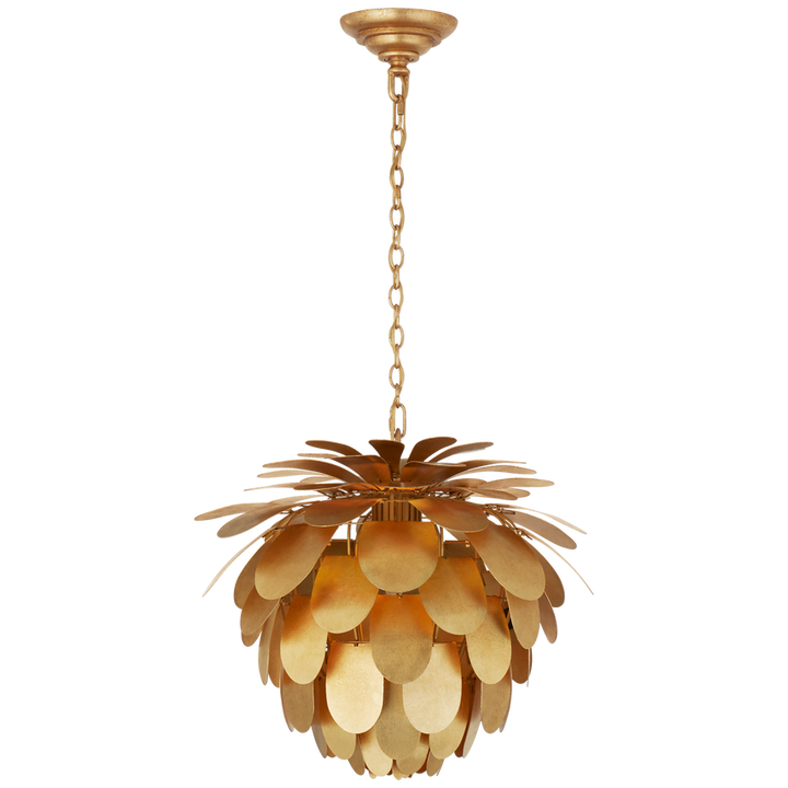 Visual Comfort & Co. Cynara Small Chandelier Chandeliers Visual Comfort & Co. Gild  