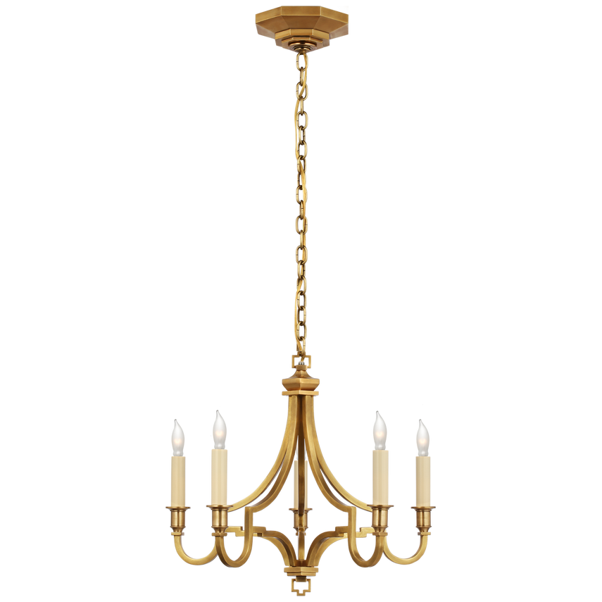 Visual Comfort & Co. Mykonos Small Chandelier Chandeliers Visual Comfort & Co. Antique-Burnished Brass  