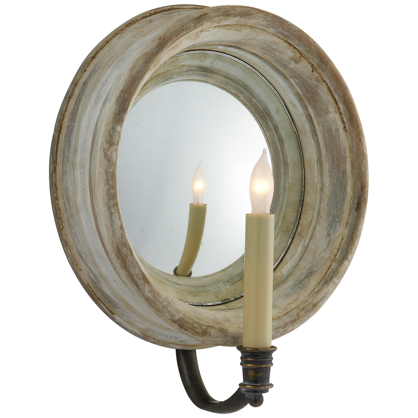 Visual Comfort & Co. Chelsea Medium Reflection Sconce Wall Sconces Visual Comfort & Co. Old White  