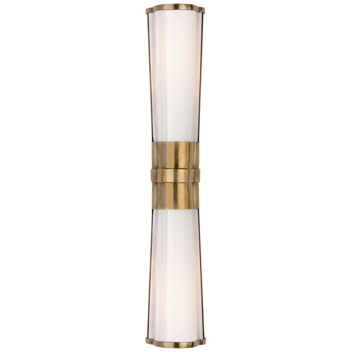 Visual Comfort & Co. Carew Linear Sconce Wall Sconces Visual Comfort & Co. Antique-Burnished Brass  