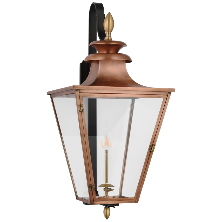 Visual Comfort & Co. Albermarle Large Bracketed Gas Wall Lantern