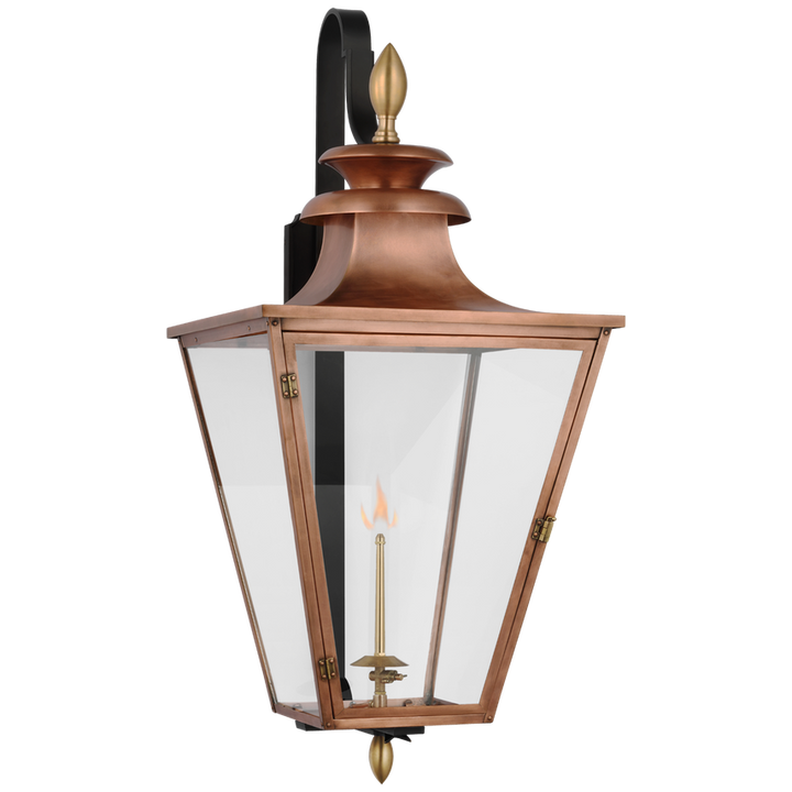 Visual Comfort & Co. Albermarle Large Bracketed Gas Wall Lantern