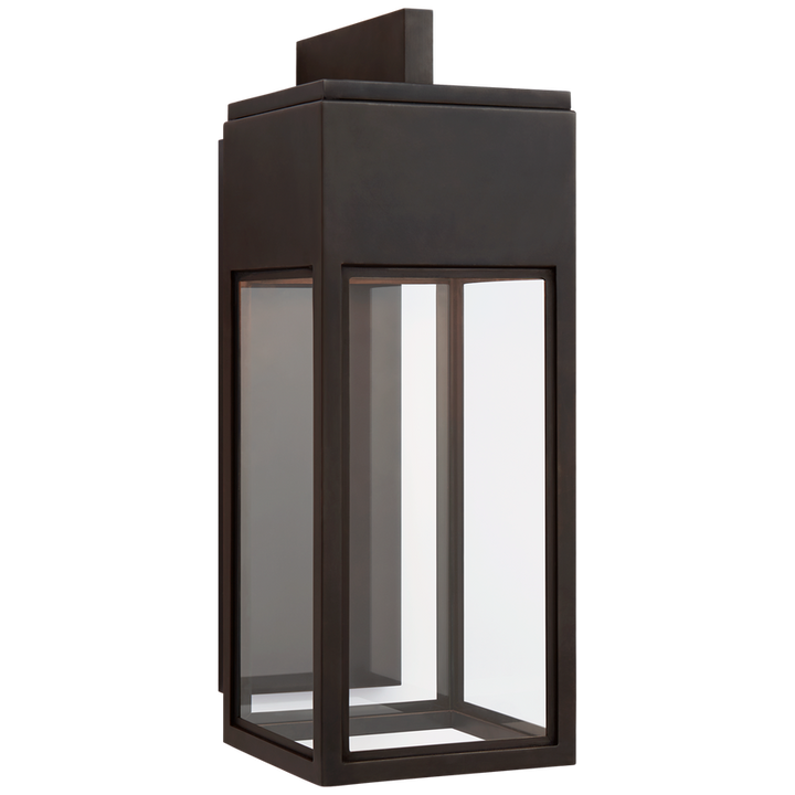 Visual Comfort & Co. Irvine Medium Bracketed Wall Lantern Outdoor Flush Mounts Visual Comfort & Co. Bronze  