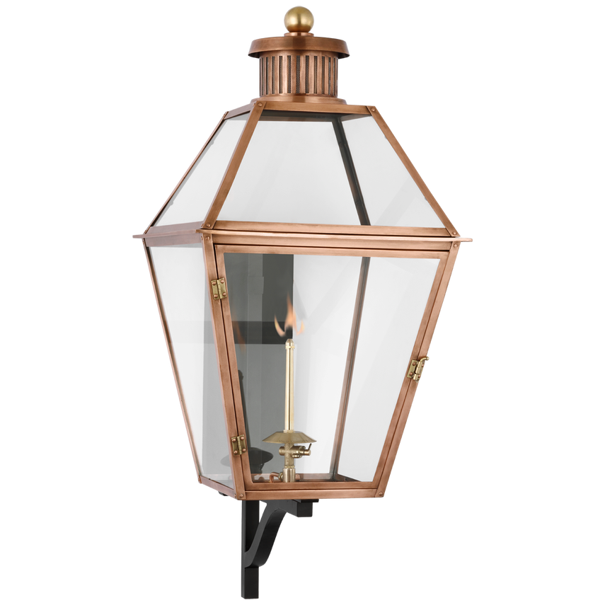 Visual Comfort & Co. Stratford Large Bracketed Gas Wall Lantern