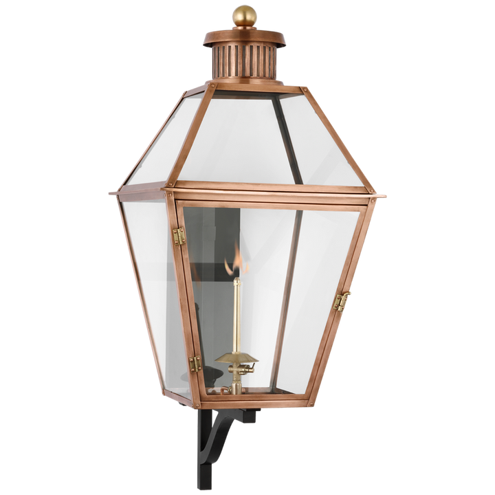 Visual Comfort & Co. Stratford Large Bracketed Gas Wall Lantern