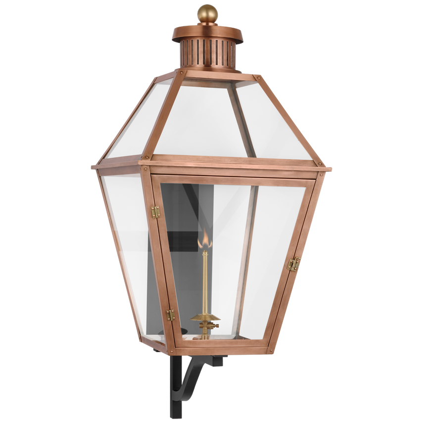 Visual Comfort & Co. Stratford XL Bracketed Gas Wall Lantern