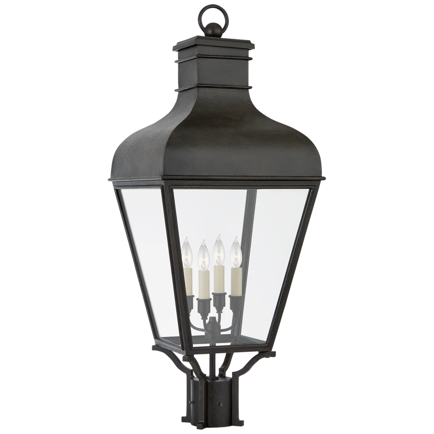 Visual Comfort & Co. Fremont Post Light Outdoor Flush Mounts Visual Comfort & Co. French Rust  