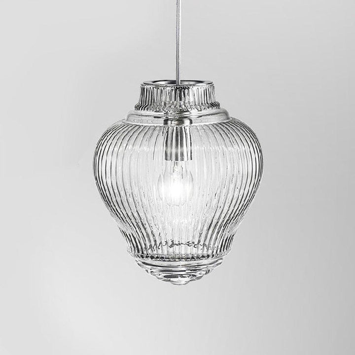 Zafferano America Clyde Pendant Light Pendants Zafferano America Clear 58 inches