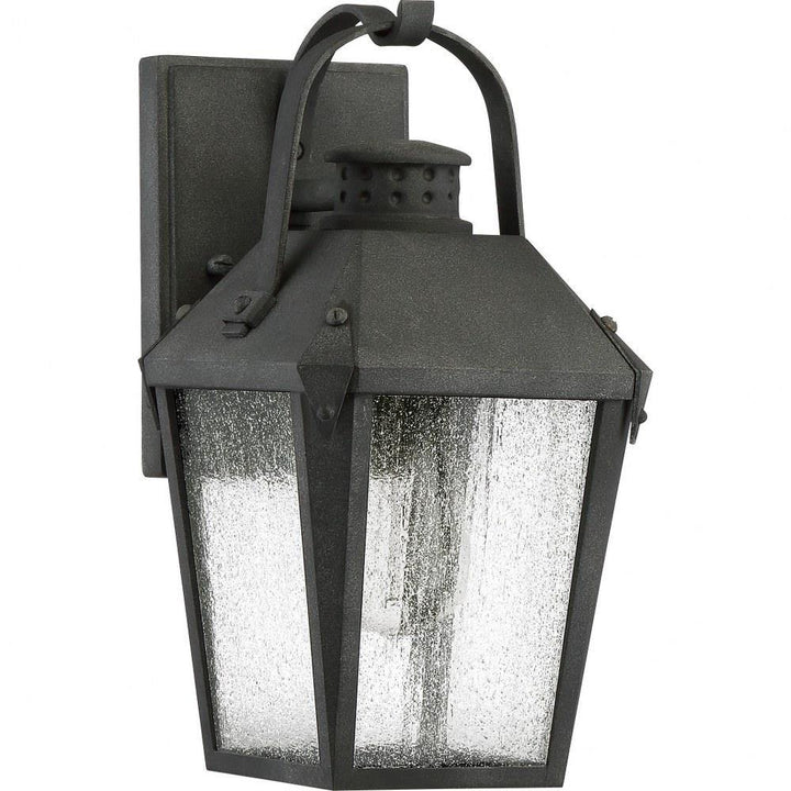 Quoizel Carriage Outdoor Lantern in Mottled Black - Model CRG8406MB