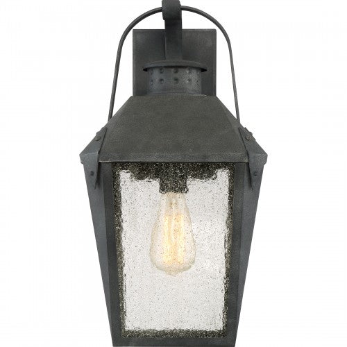 Quoizel Carriage Outdoor Lantern in Mottled Black CRG8406 | OS