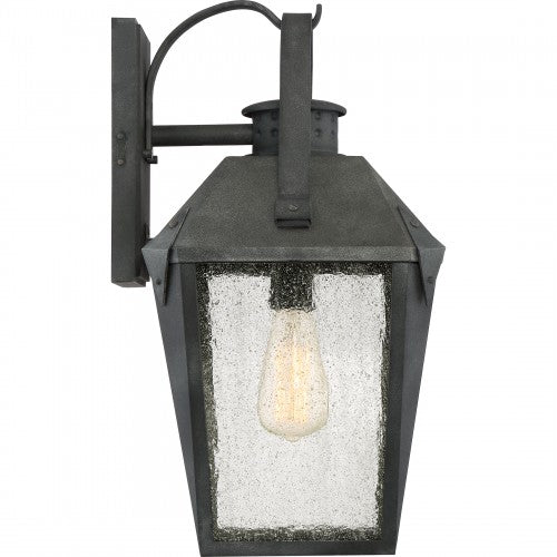 Quoizel Carriage Outdoor Lantern in Mottled Black CRG8406 | OS