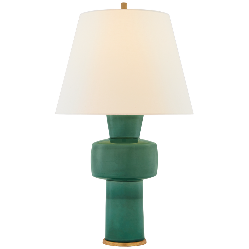 Visual Comfort & Co. Eerdmans Medium Table Lamp Table Lamps Visual Comfort & Co. Celtic Green Crackle  