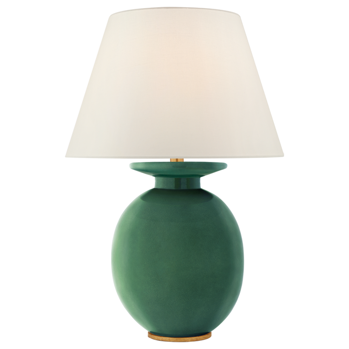 Visual Comfort & Co. Hans Medium Table Lamp Table Lamps Visual Comfort & Co. Celtic Green Crackle  