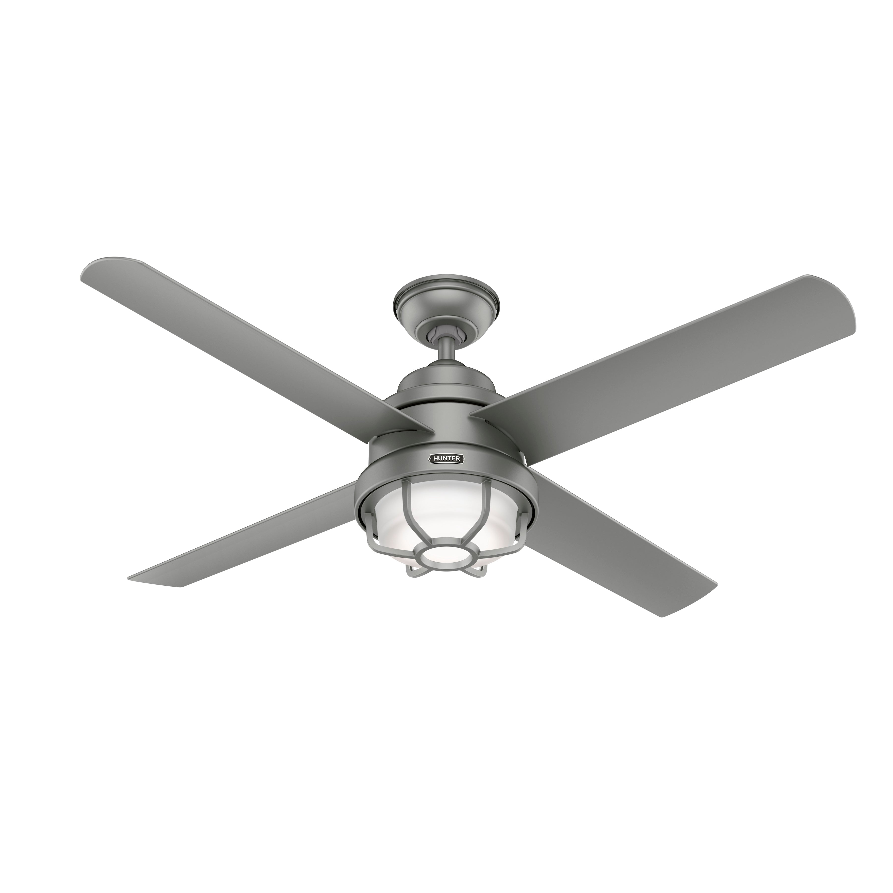 Hunter 54 inch Searow Indoor / Outdoor Ceiling Fan with LED Light Kit and Wall Control
