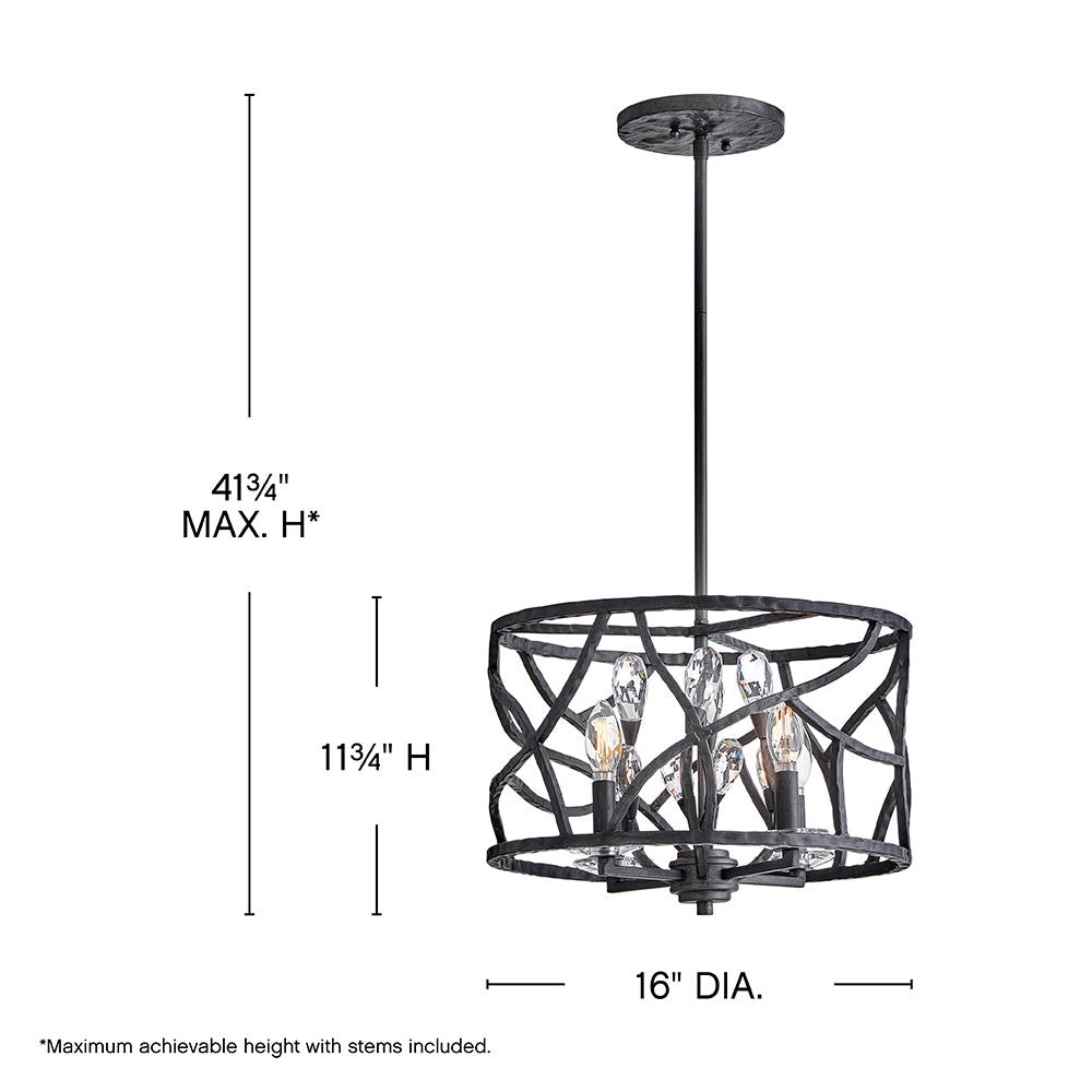 Fredrick Ramond Eve Flush Mount