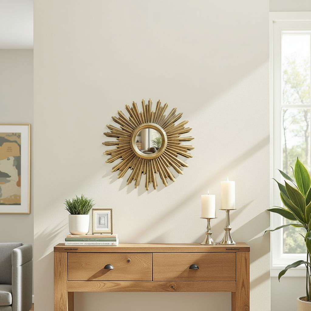 Howard Elliott Sunburst Wall Mirror