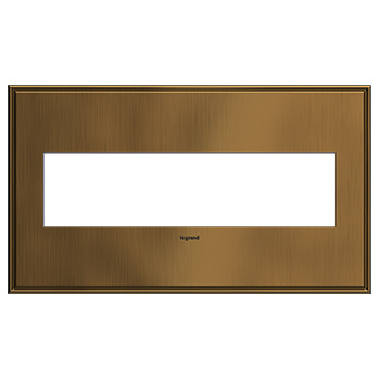 Legrand adorne Coffee 4-Gang wall plate