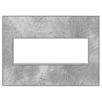 Legrand adorne Spiraled Stainless 3-Gang wall plate