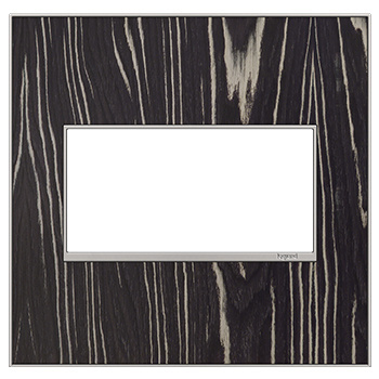 Legrand adorne Macassar 2-Gang wall plate