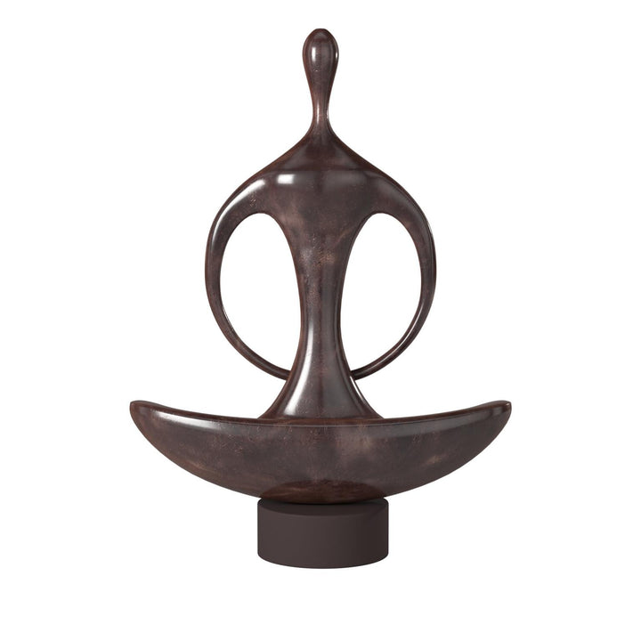 Howard Elliott Abstract Yoga Silhouette Sculpture