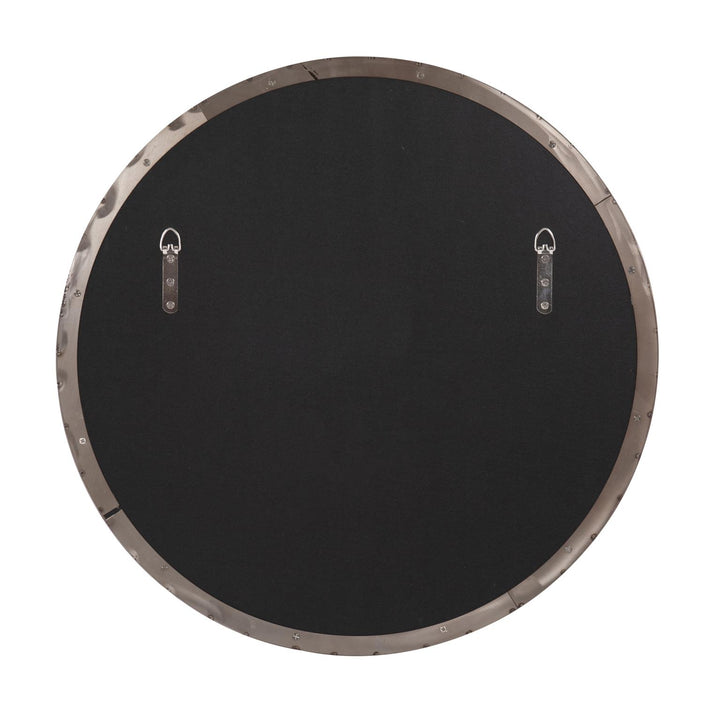 Howard Elliott Van Buren Brushed Brass Round Mirror