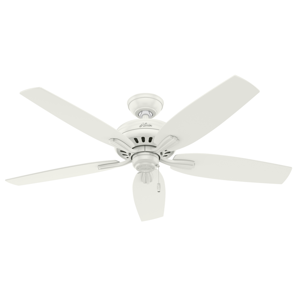 Hunter 52 inch Newsome Damp Rated Ceiling Fan and Pull Chain