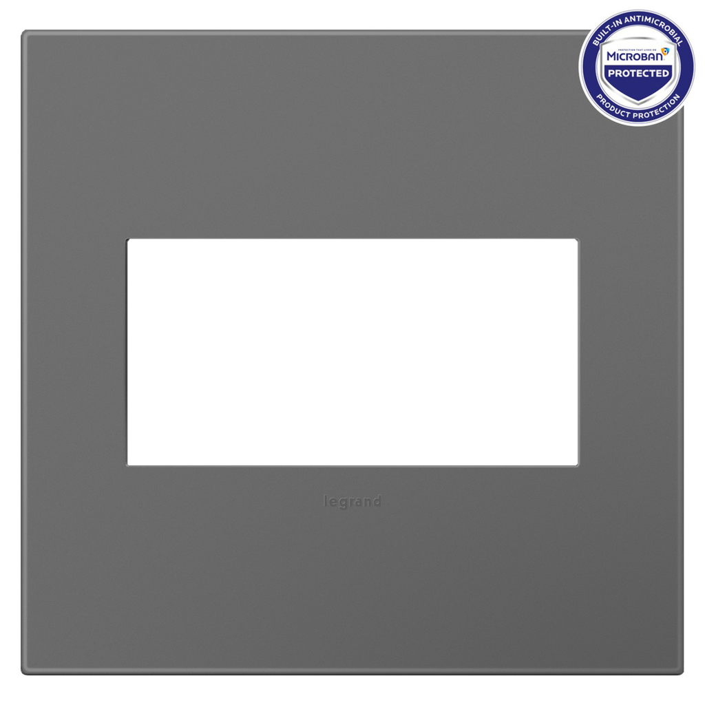 Legrand adorne Magnesium 2-Gang wall plate