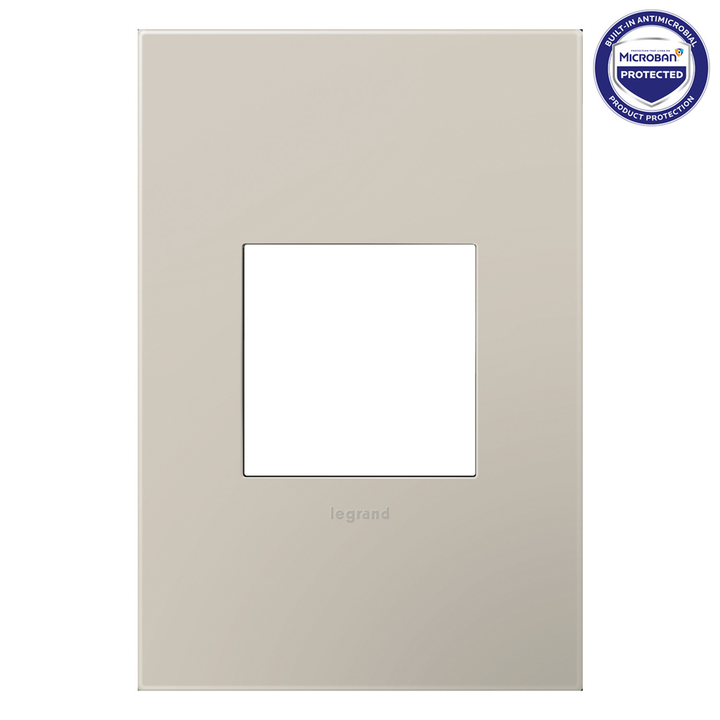 Legrand adorne Greige 1-Gang wall plate