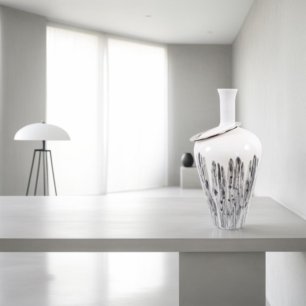Howard Elliott Albrecht Thin Necked Glass Vase