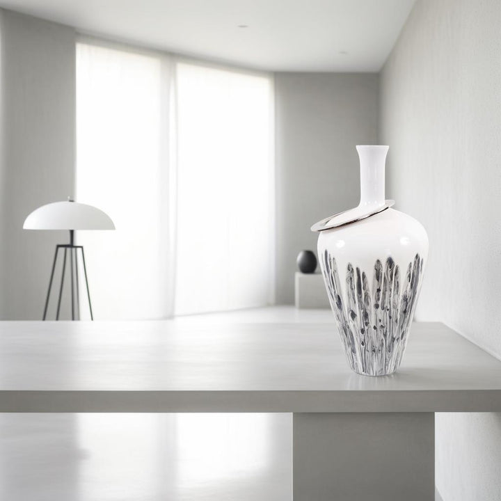 Howard Elliott Albrecht Thin Necked Glass Vase