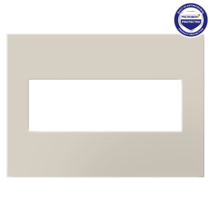 Legrand adorne Oatmeal 3-Gang wall plate
