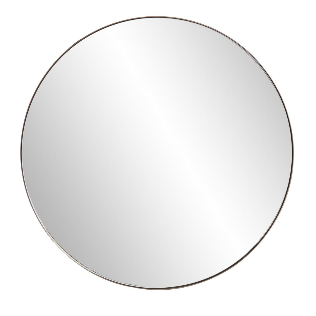 Howard Elliott Van Buren Brushed Brass Round Mirror