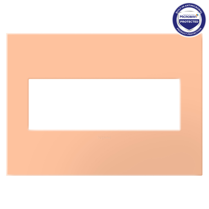 Legrand adorne Peachy 3-Gang wall plate