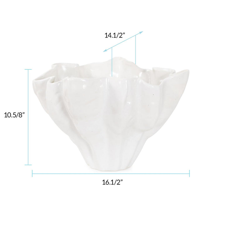 Howard Elliott Artridge Ruffled Edge Bowl
