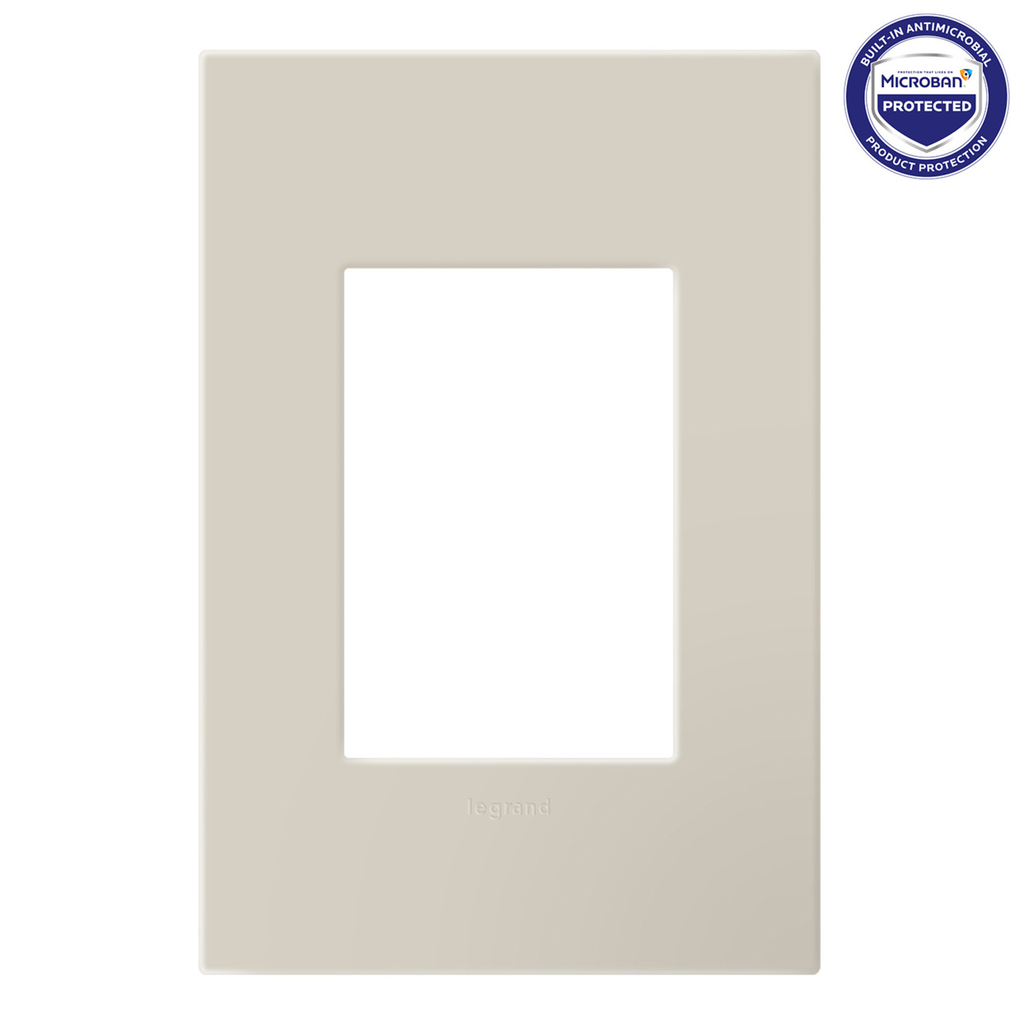 Legrand adorne Oatmeal 1-Gang wall plate