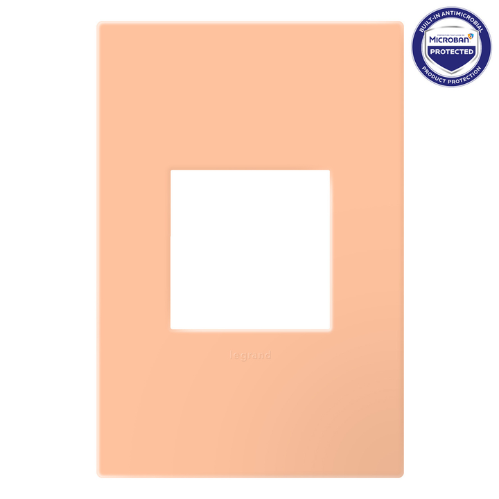 Legrand adorne Peachy 1-Gang + wall plate