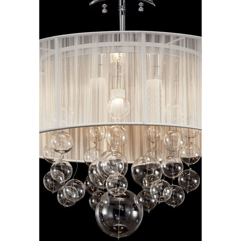 Elan Imbuia Ceiling Chrome Three Light Semi-Flush Mount