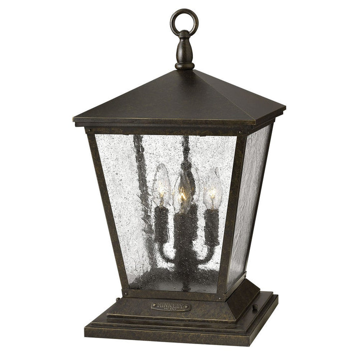 Hinkley Trellis Outdoor Pier Mount Lantern