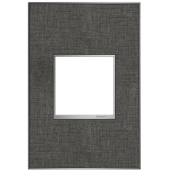 Legrand adorne Slate Linen 1-Gang wall plate