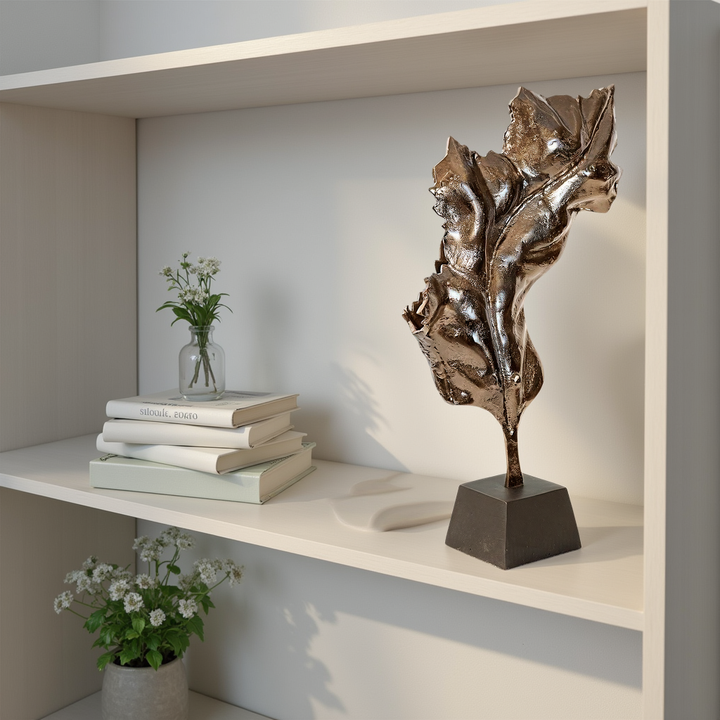 Howard Elliott Whispering Leaf Sculpture