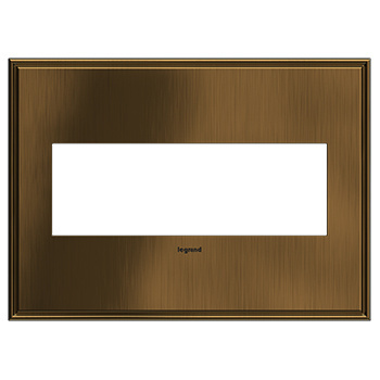 Legrand adorne Coffee 3-Gang wall plate