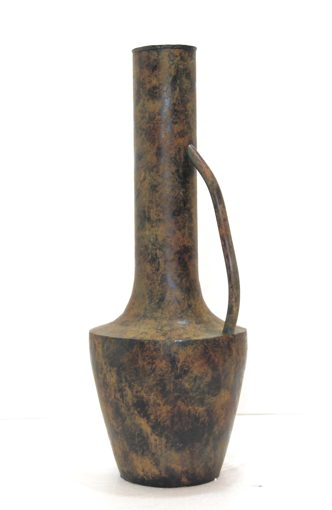 Howard Elliott Long Neck Strata Vase with Handle