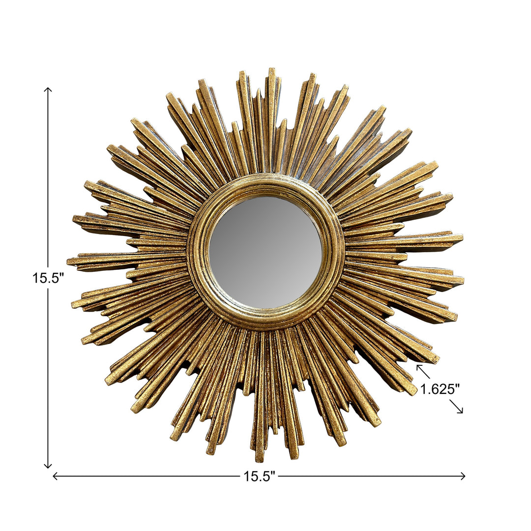 Howard Elliott Sunburst Wall Mirror